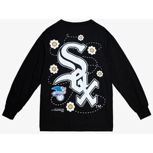 Mitchell & Ness x Chicago White Sox MLB Black Long Sleeve Shirt Men's Large NWT